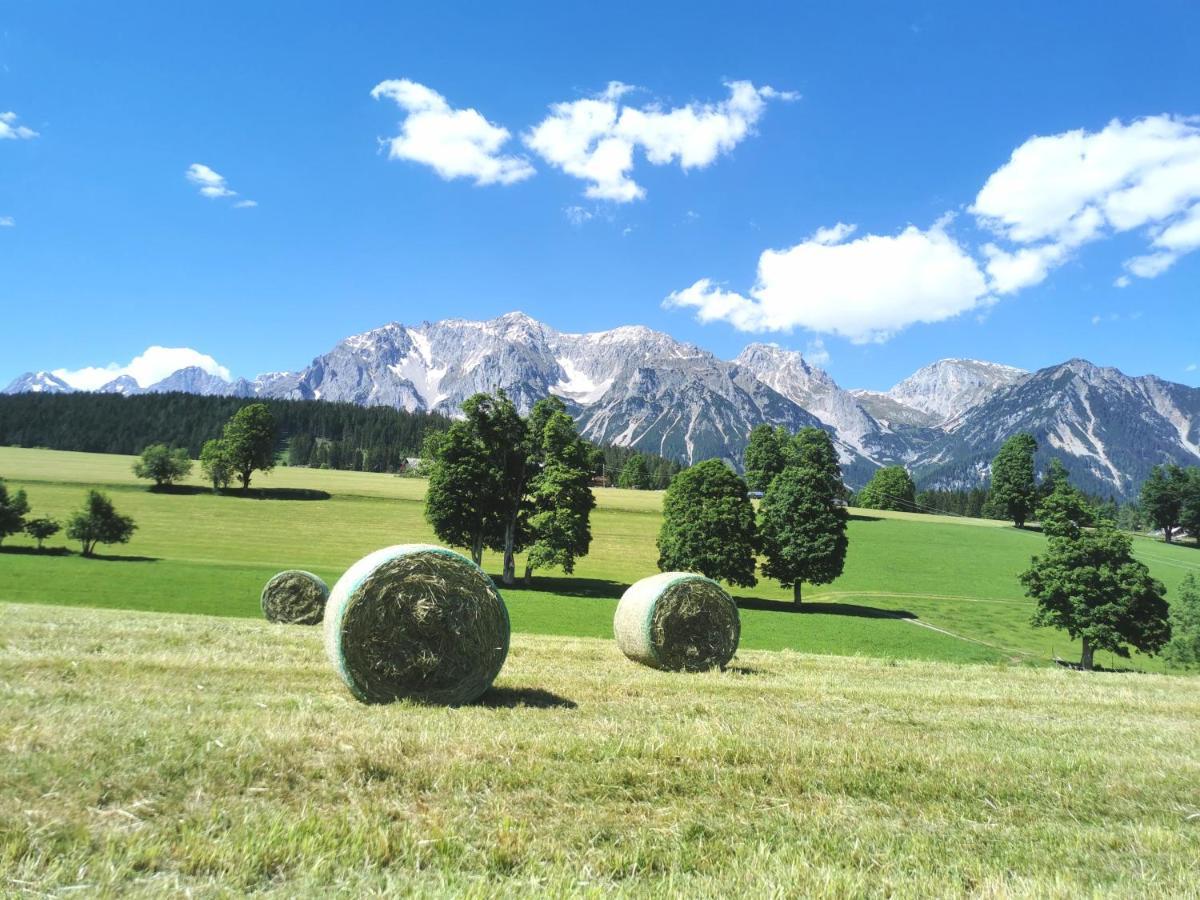 Ferienwohnung Biobauernhof Brandlhof Ramsau am Dachstein Exterior foto